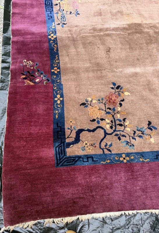 Chinese Art Deco rug from the 1930's gallery