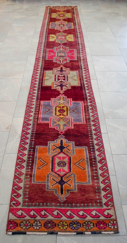2x14 Runner Rug Hand Made Extra Long Hallway Rug Low Pile. Actual 2.1 x 14.2 ft gallery