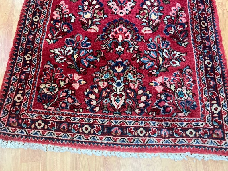 2'7" x 6'7" Antique Turkish Oriental Rug Floor Runner - 1920s - Hand Made gallery