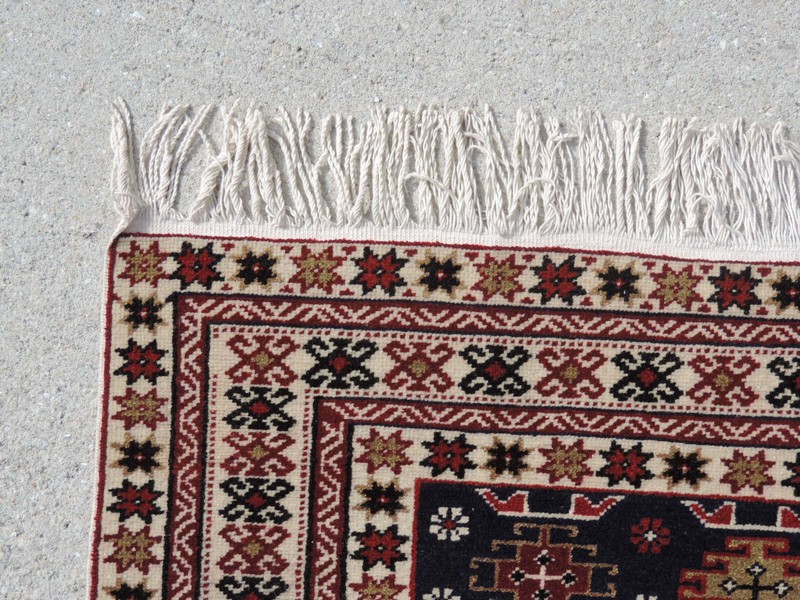3x6ft. Handmade Caucasian Azerbaijan Wool Rug gallery