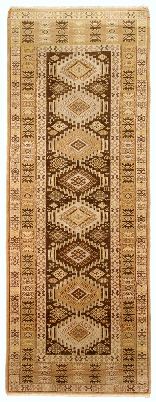 4X10 Antique Caucasian Shirvan Runner Rare Geometric Rug 99cm x 287cm C.1930 gallery