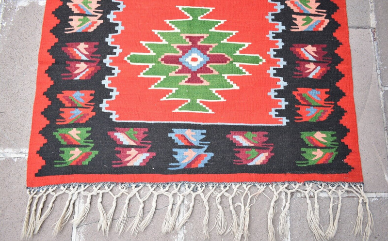 Vintage Monastery Rug 39'' x 66'' Flat Woven Monastery Rug Fine Quality Area Rug gallery