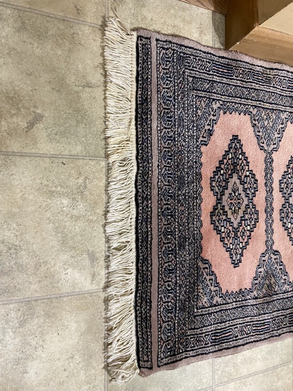 Vintage Afghan Hand-Knotted Rug 63"x25" – Tribal Baluchi/Turkoman gallery
