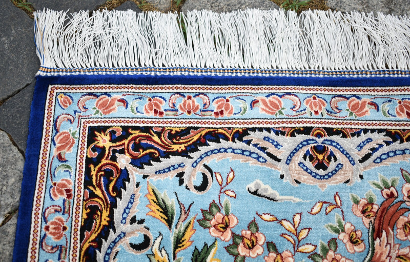 Silk Bamboo Rug 100 % Bamboo Silk Rug 2 x 3 ft Home Decor Rug Bamboo Wall Rug gallery