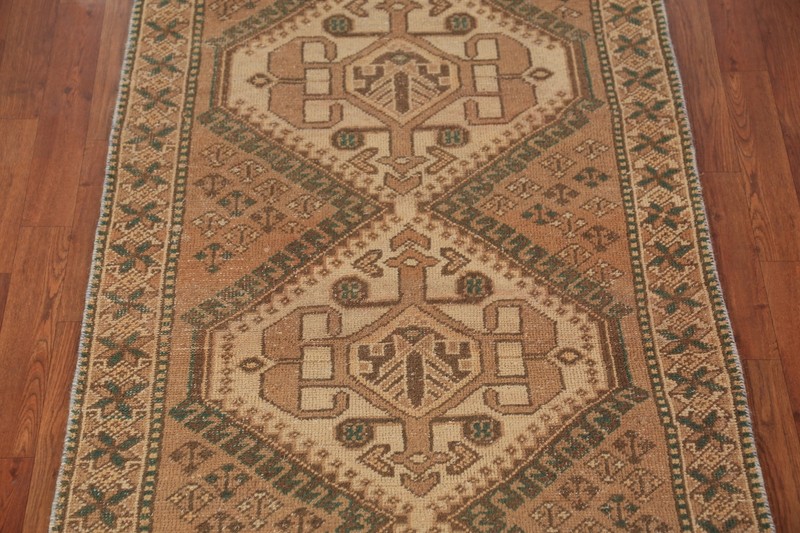 Traditional Geometric Vintage 10 ft Runner Rug Hand-knotted Wool 3x10 Hallway gallery