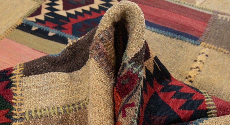 Kilim Patchwork Handwoven 205x157cm - Persian Rug, Rug, Orient, Kilim, Carpet gallery