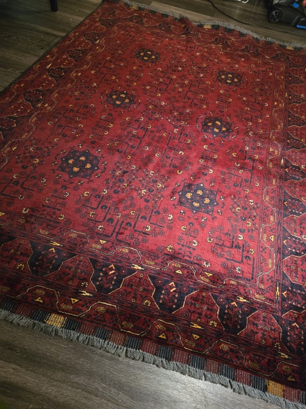 Bilicik Afghan Hand Woven Rug 5ft X 6ft 7in gallery