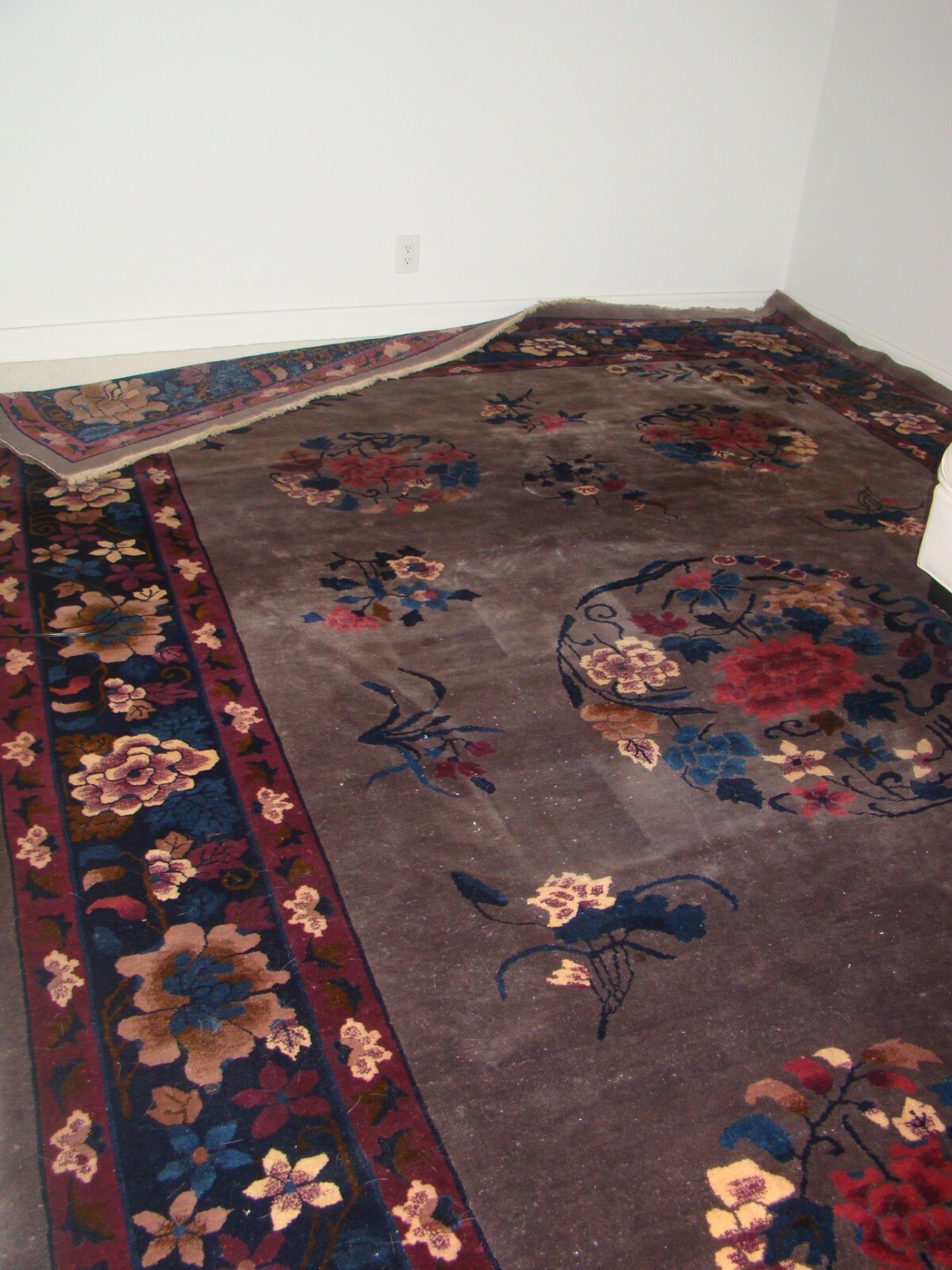 Stunning High Quality Antique Chinese Nichol Art Deco Rug Peking or Tientsin  gallery