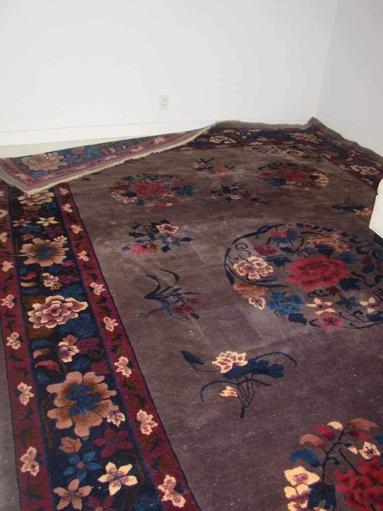 Stunning High Quality Antique Chinese Nichol Art Deco Rug Peking or Tientsin 