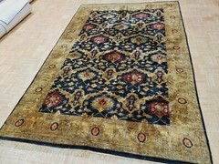 6×9 INDO JAIPUR AGRA RUG AUTHENTIC HAND KNOTTED WOVEN 100% WOOL ORIENTAL RUG