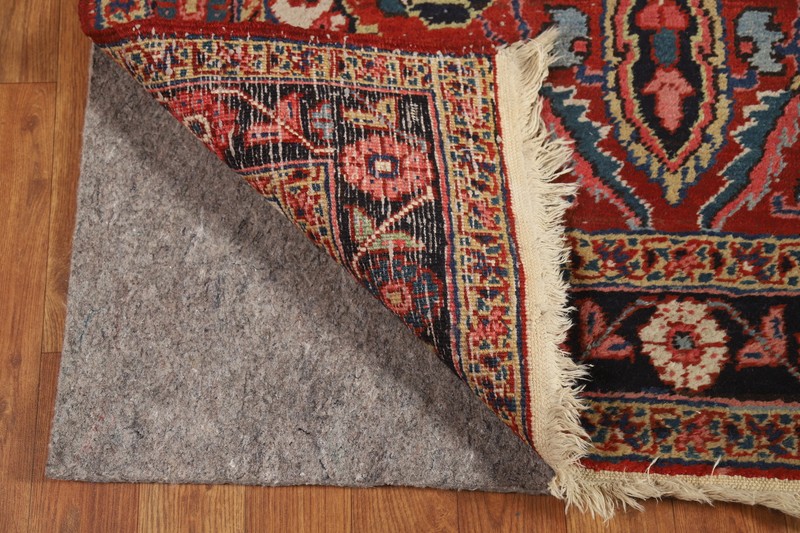 Vegetable Dye Semi-Antique Heriiz Serapi Runner Rug Wool Handmade Carpet 3x13 gallery