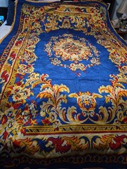 Afghan 100% Silk Rug 106×68 Shining Fine Soft Rug, Turkmen Hand Knotted Top