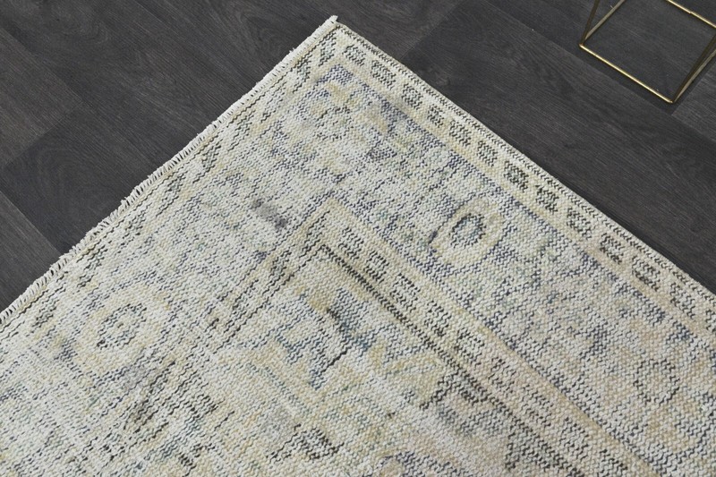 Oushak Turkish Vintage Rug 6x10 Kilim Rug Anatolian Handmade Boho Decor BEIGE gallery