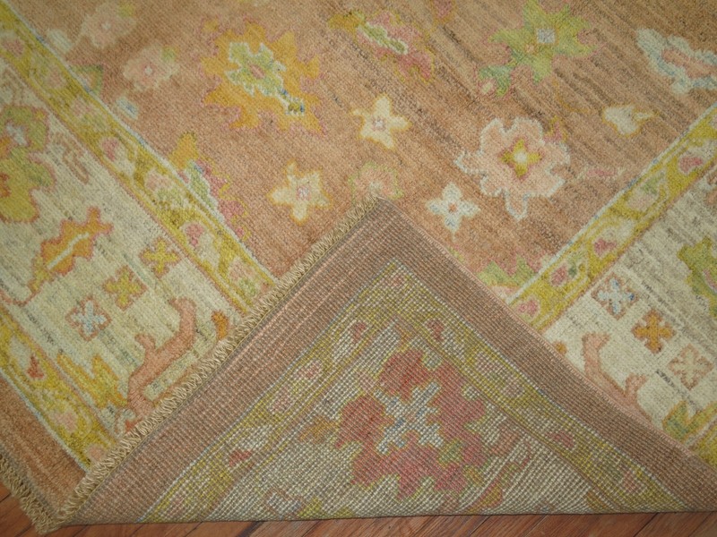 Modern Turkish Oushak Ushak Rug Size 8'4''x11'2'' gallery