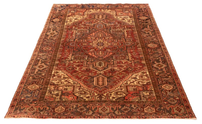 Traditional Vintage Hand-Knotted Area Rug 6'8" x 10'6" Oriental Wool Carpet gallery