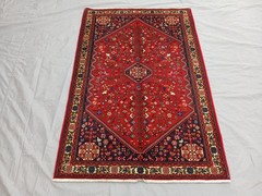 Vintage Turkish Inspired Caucasian Rug, Handwoven Wool Medallion Design Rug