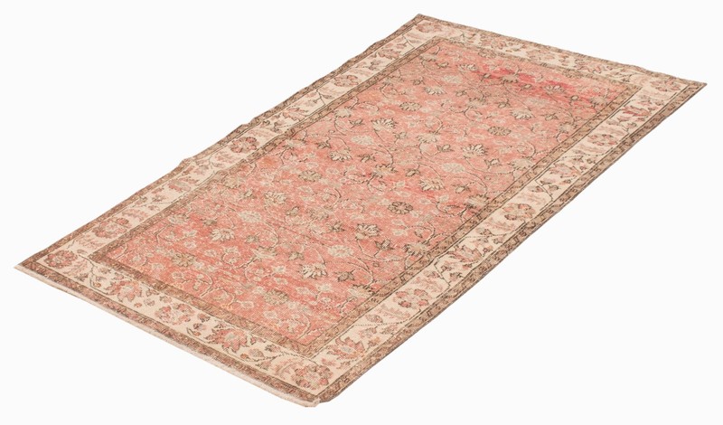 Vintage Hand-Knotted Area Rug 3'9" x 6'10" Traditional Oriental Wool Carpet gallery