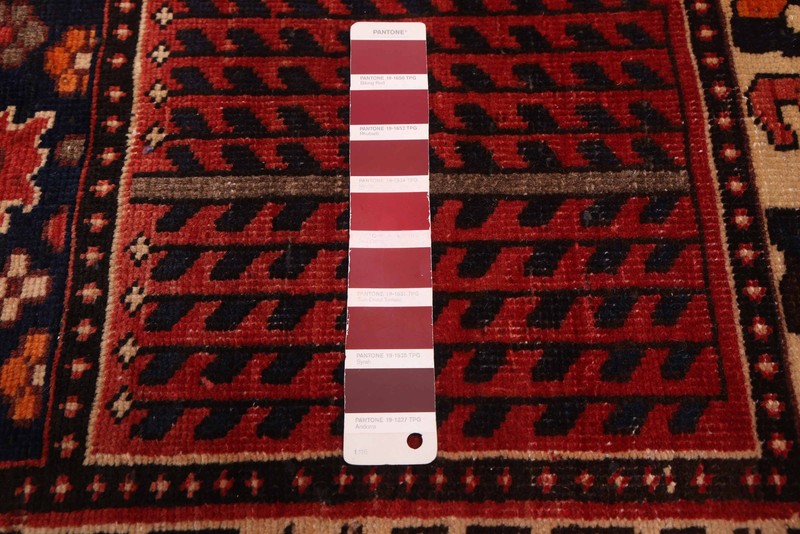 Vintage 6'6" x 9'8" Traditional Hand Knotted Vegetable Dye Wool Area Rug gallery