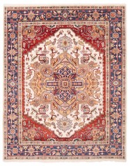 Vintage Hand-Knotted Area Rug 7’10” x 10’1″ Traditional Oriental Wool Carpet