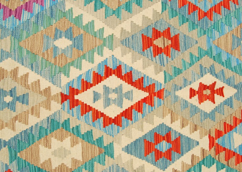 Kilim Kaudani Lana Hand Made In Afganistan 221x157 CM (Galleriafarah1970) gallery