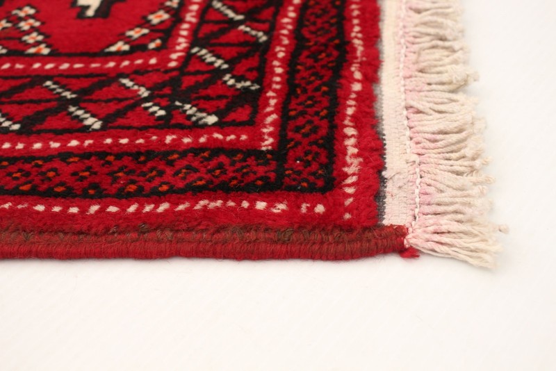 Vintage 3'9" x 7'1" Traditional Hand Knotted Vegetable Dye Wool Area Rug gallery