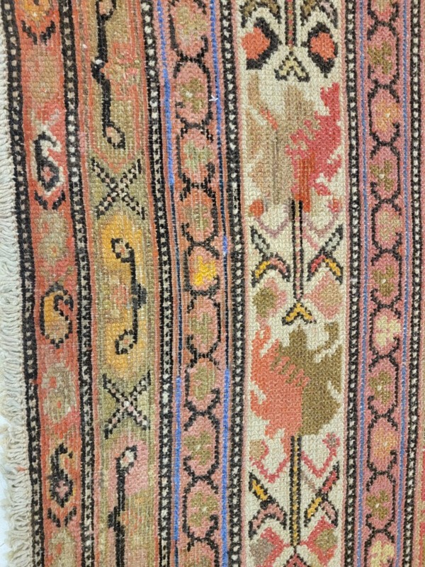 Antique Oriental Hand-Knotted Wool Area Rug Rare Collectible Malayer 9'9" x 13'6 gallery