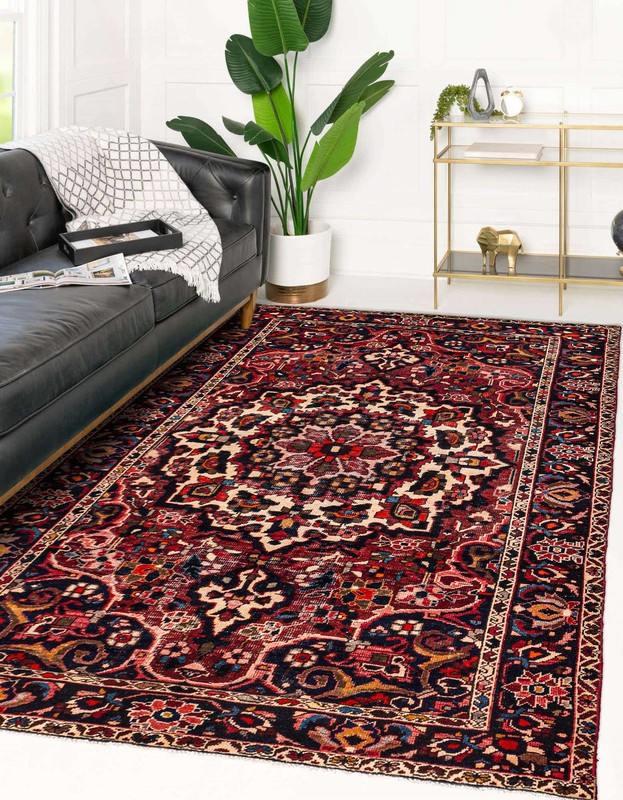 Traditional Vintage Hand-Knotted Area Rug 5'1" x 8'4" Oriental Wool Carpet gallery