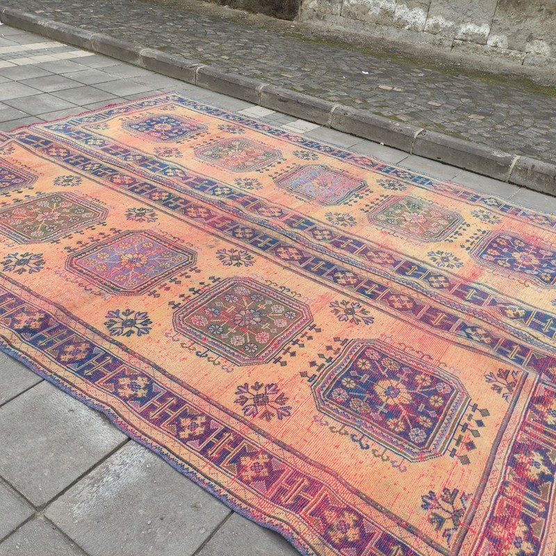 9x12 Turkish Worn Oversized Vintage Area Rug , 9.28 x 12.24 ft Rug 283 x 373 cm gallery