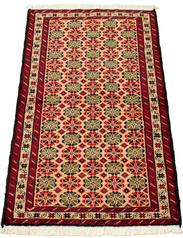 Traditional Vintage Hand-Knotted Area Rug 3'3" x 5'11" Oriental Wool Carpet gallery