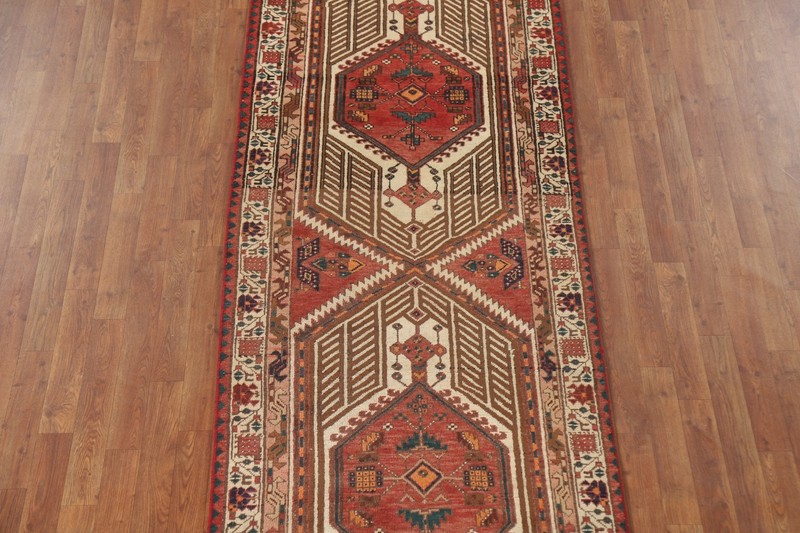 Traditional Ardebil 11 ft. Rug Runner Wool Handmade 3x11 ft. Vintage Hallway Rug gallery