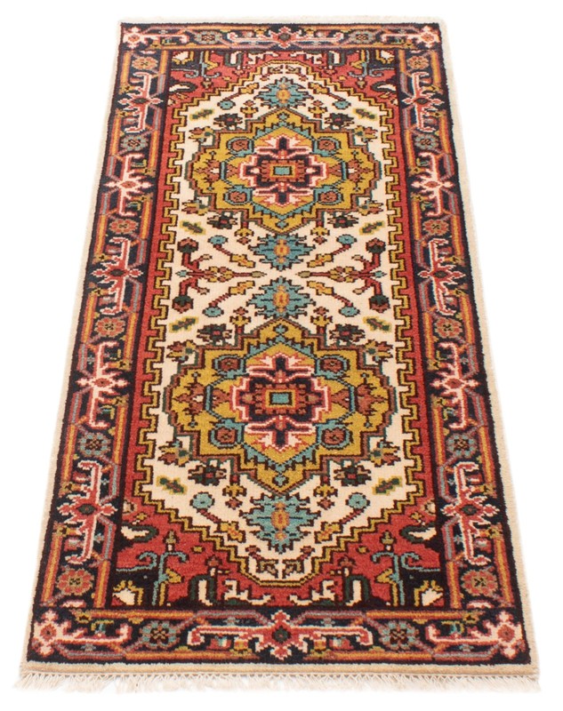 Vintage Hand-Knotted Area Rug 2'6" x 5'9" Traditional Oriental Wool Carpet gallery