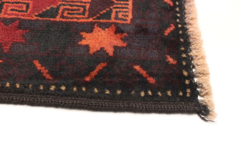 Vintage Hand-Knotted Area Rug 3'3" x 6'3" Traditional Wool Carpet gallery