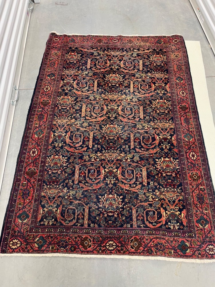 Fantastic Floral - 1930s Antique Oriental Rug - Traditional Carpet 5.1 x 7.9 ft.