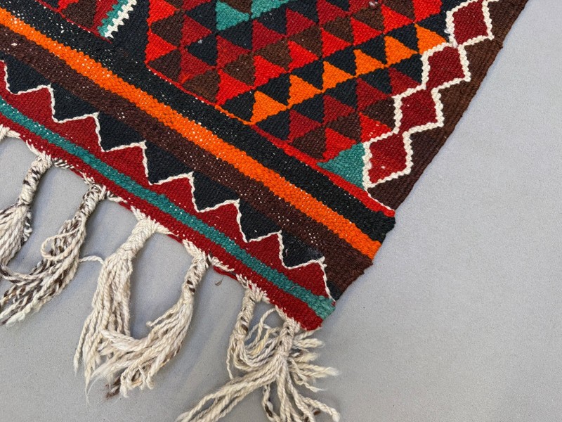 Turkish Kilim Runner 330x100 cm, Vintage Kelim Rug, Flat weave 2512 gallery
