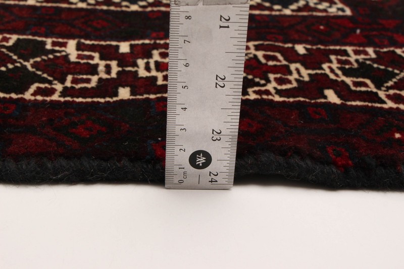 Vintage 3'2" x 4'9" Traditional Hand Knotted Vegetable Dye Wool Area Rug gallery