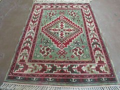 4′ X 6′ Vintage Handmade Turkish Kazak Design Wool Rug Carpet Nice
