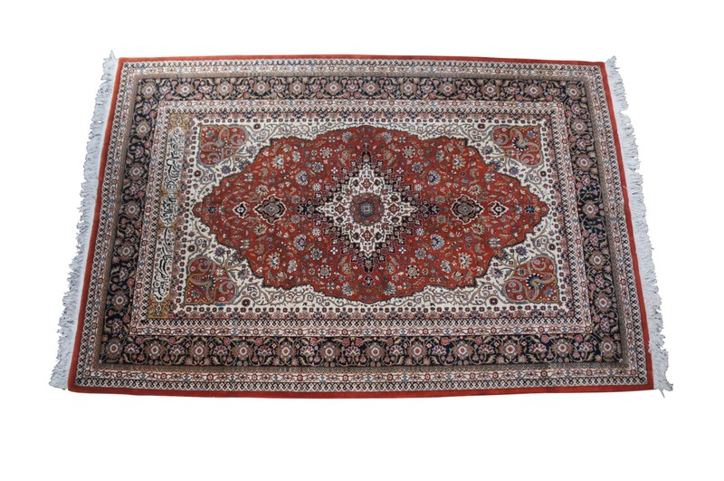 Vintage Oriental Tribal Floral All Over Medallion Wool Area Rug Carpet 7' x 10' gallery