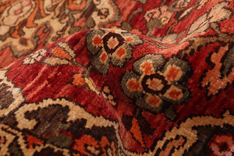 Vintage Traditional Hand-Knotted Area Rug 4'9" x 6'11" Oriental Wool Carpet gallery