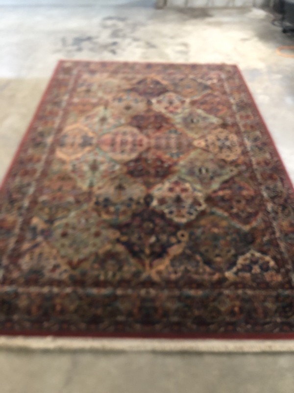 Karastan Panel Kirman Rug #717 Vintage Wool Karastan 5.9 x 9 Original 700 Series gallery