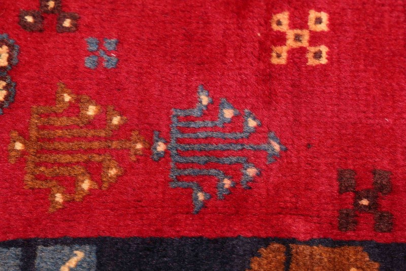 Vintage 3'4" x 6'2" Traditional Hand Knotted Vegetable Dye Wool Area Rug gallery