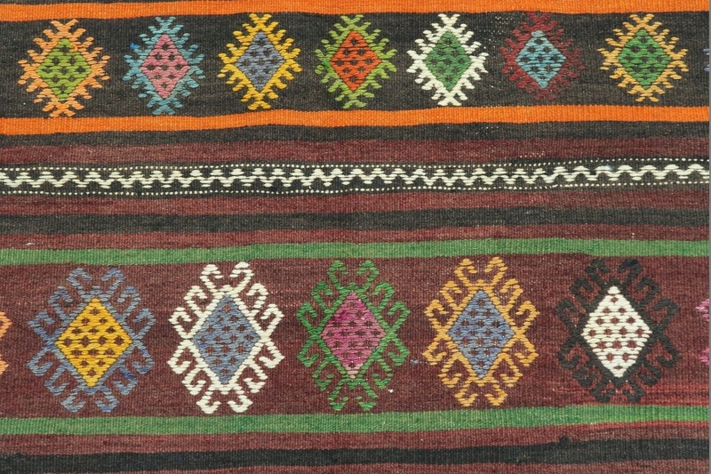 Vintage Turkish Rug,Antalya Nomad Kilim Rugs 65"x105" Area Rug Kelim Carpet gallery