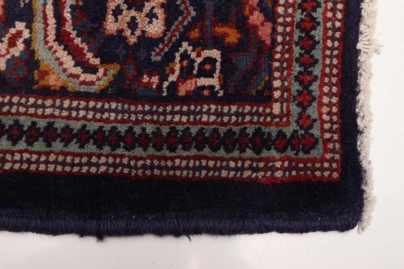 Vintage Hand-knotted Runner Rug 3'8" x 9'1" Traditional Oriental Wool Carpet gallery
