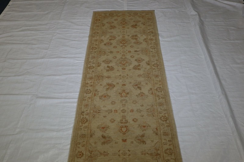 2'10 x 9'8 ft Chobi Oushack hand knotted vegetable dye oriental rug gallery