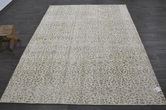 Oushak Turkish Vintage Rug 6×8 Kilim Rug Anatolian Handmade Boho Decor BEIGE
