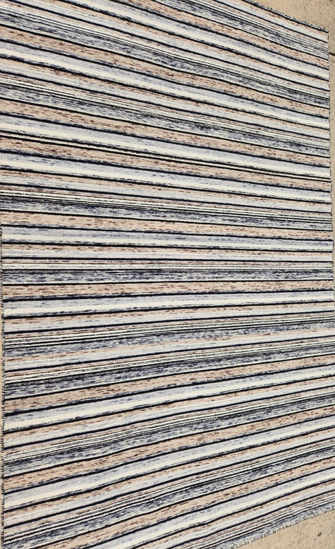 5'X7' HAND-KNOTTED-BOHEMIAN TRIBAL GEOMETRIC MUTED WOOL MODERN RUG gallery