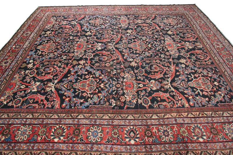 10x13 Antique Traditional Geometric Handmade Area Rug Circa 1920 312cm x 401cm gallery