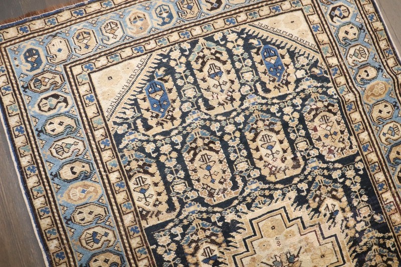 Antique Caucasian Kazak Baku Chila Shirvan Gendje Rug Size 3'2''X5'1'' gallery