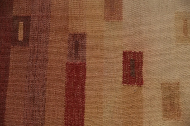 Hanging rug,Organic wool rug,Fringed rug,Turkish area rug,3.4 x 5.6 ft,RK 12637 gallery