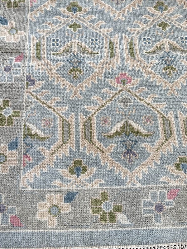 Handmade turkish Are Rug Vintage Rug Oushak Rug Antique Rug Bohemian Rug 8x10 gallery