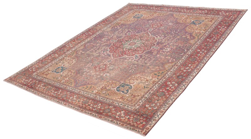 Vintage Traditional Hand-Knotted Area Rug 9'6" x 12'8" Oriental Wool Carpet gallery